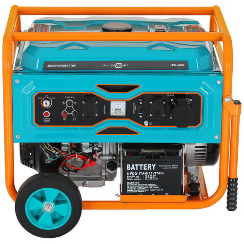 Купить Электрогенератор   бензиновый FinePower FPG-6000  5077563. Характеристики, отзывы и цены в Донецке