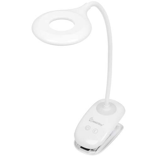 Купить Настольный светильник Smartbuy  SBL-DL-5-cl-w белый  9189777. Характеристики, отзывы и цены в Донецке