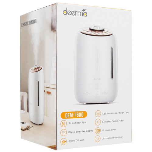 Купить Увлажнитель воздуха Deerma Humidifier White DEM-F600  8193371. Характеристики, отзывы и цены в Донецке