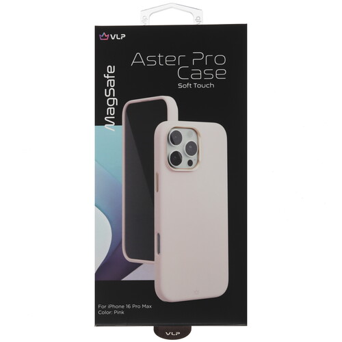 Купить Накладка  VLP Aster Pro Case для Apple iPhone 16 Pro Max розовый  5487030. Характеристики, отзывы и цены в Донецке