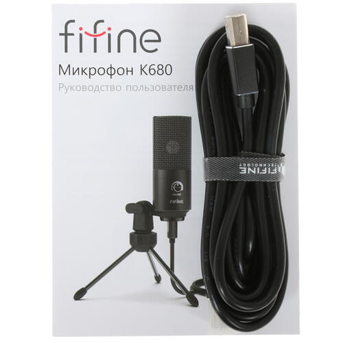 Купить Микрофон Fifine K680 черный  1642560. Характеристики, отзывы и цены в Донецке