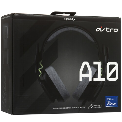 Купить Проводные наушники Logitech G Astro A10 черный 2022  5454061. Характеристики, отзывы и цены в Донецке