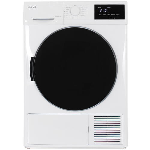 Купить Сушильная машина DEXP DM-F7DVL/WB белый  9039595. Характеристики, отзывы и цены в Донецке