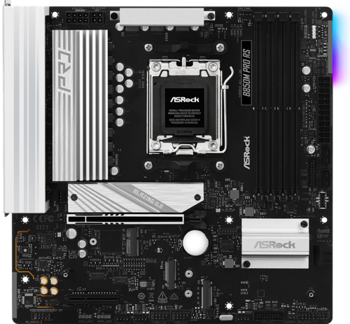 Купить Материнская плата ASRock B850M PRO RS  5622722. Характеристики, отзывы и цены в Донецке