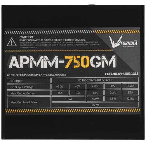 Купить Блок питания Formula APMM-750GM  5614584. Характеристики, отзывы и цены в Донецке