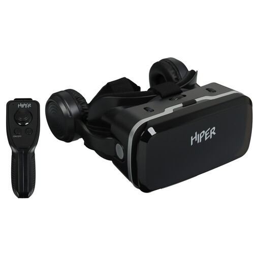 Купить Очки виртуальной реальности HIPER VR MAX черный  9167896. Характеристики, отзывы и цены в Донецке