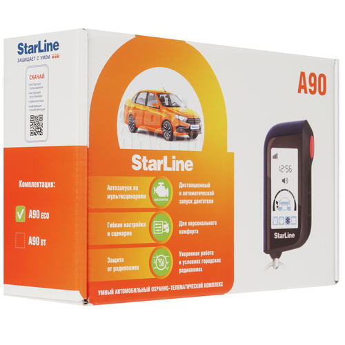 Купить Автосигнализация StarLine A90 ECO  9093661. Характеристики, отзывы и цены в Донецке