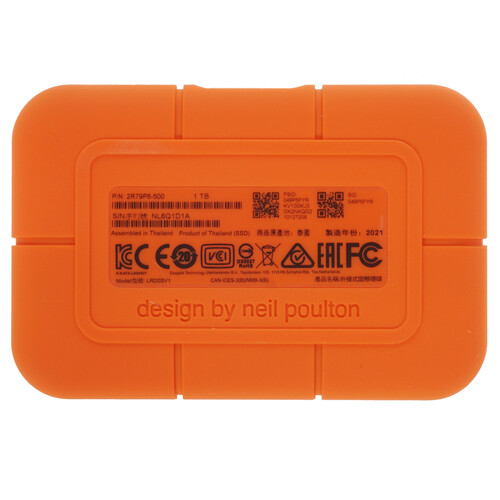 Купить 1024 ГБ Внешний SSD LaCie Rugged [STHR1000800]  4760159. Характеристики, отзывы и цены в Донецке
