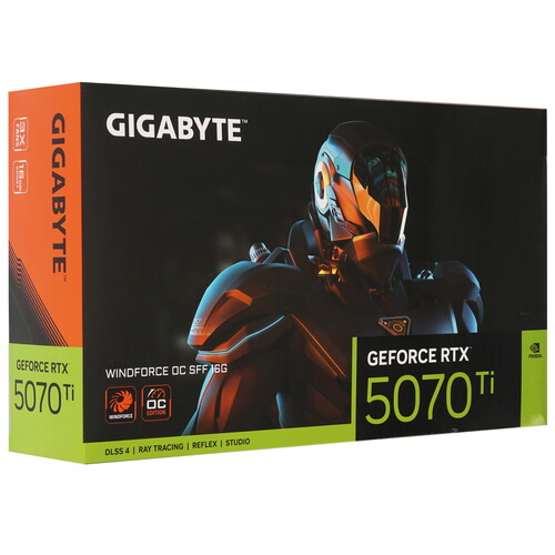 Купить Видеокарта GIGABYTE GeForce RTX 5070 Ti WINDFORCE OC SFF  5613391. Характеристики, отзывы и цены в Донецке