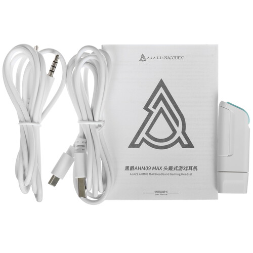 Купить Беспроводные/проводные наушники Ajazz AHM09 MAX серый 2025  9290876. Характеристики, отзывы и цены в Донецке