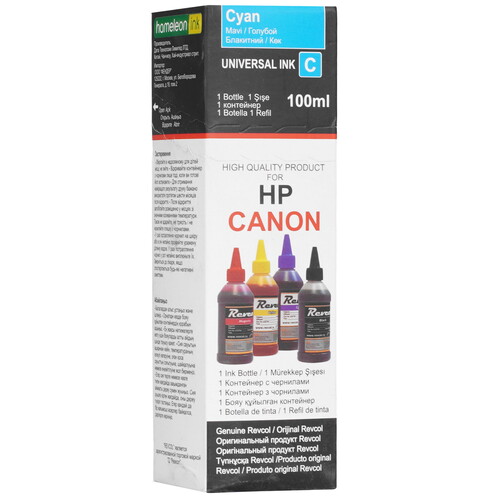 Купить Чернила водорастворимые Revcol R-HCL-0.1-CD голубой  9156473. Характеристики, отзывы и цены в Донецке