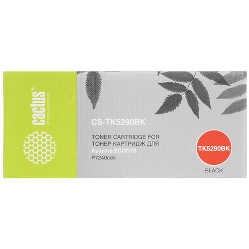 Купить Картридж лазерный Cactus CS-TK5290BK черный, с чипом  8158983. Характеристики, отзывы и цены в Донецке