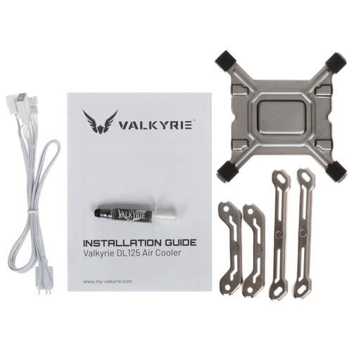 Купить Кулер для процессора Valkyrie Vind DL125 White  белый  5487764. Характеристики, отзывы и цены в Донецке