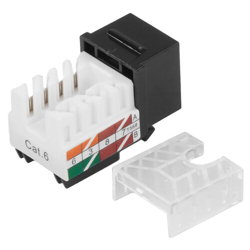 Купить Модуль Keystone Lanmaster TWT-OK45UTP/6-BK  9242127. Характеристики, отзывы и цены в Донецке