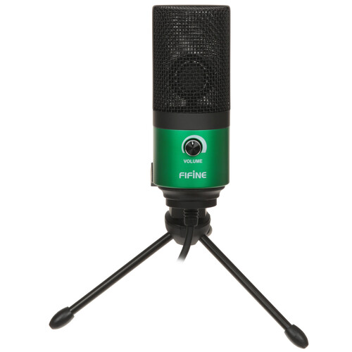 Купить Микрофон Fifine K669 зеленый  9925697. Характеристики, отзывы и цены в Донецке