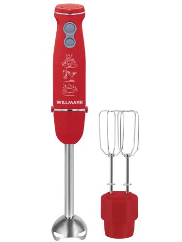 Купить Блендер погружной WILLMARK WHB-1110RS красный  5343342. Характеристики, отзывы и цены в Донецке