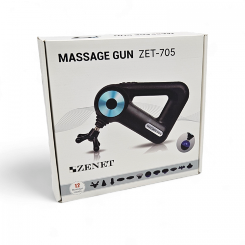 Купить Массажный пистолет ZENET ZET-705 черный  9067370. Характеристики, отзывы и цены в Донецке