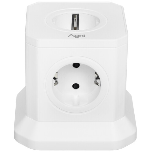 Купить Сетевой фильтр AGNI TP-VE4U5E белый  9289274. Характеристики, отзывы и цены в Донецке