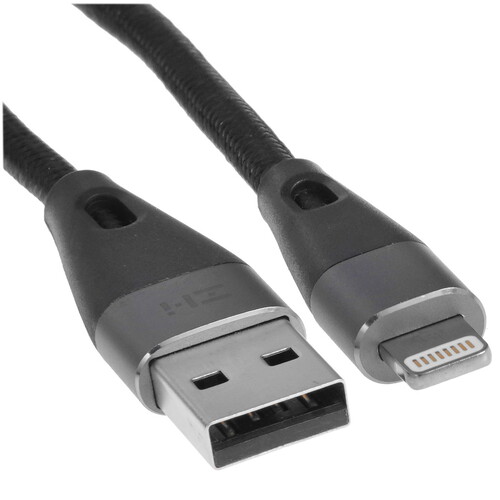 Купить Кабель круглый ZMI Lightning 8-pin MFI - USB 2.0 Type-A черный 1 м  9282820. Характеристики, отзывы и цены в Донецке