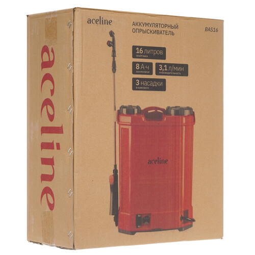 Купить Опрыскиватель аккумуляторный Aceline BAS16  5068338. Характеристики, отзывы и цены в Донецке
