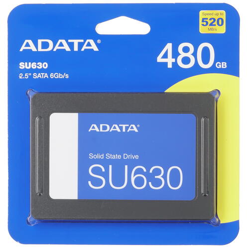 Купить 480 ГБ 2.5" SATA накопитель ADATA SU630 [ASU630SS-480GQ-R]  1309751. Характеристики, отзывы и цены в Донецке