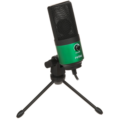 Купить Микрофон Fifine K669 зеленый  9925697. Характеристики, отзывы и цены в Донецке
