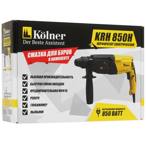 Купить Перфоратор Kolner KRH 850H  4814101. Характеристики, отзывы и цены в Донецке