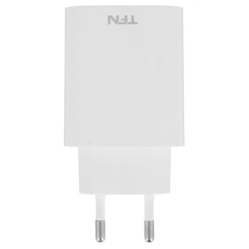 Купить Сетевое зарядное устройство TFN RAPID QC+PD 30W белый  4850437. Характеристики, отзывы и цены в Донецке