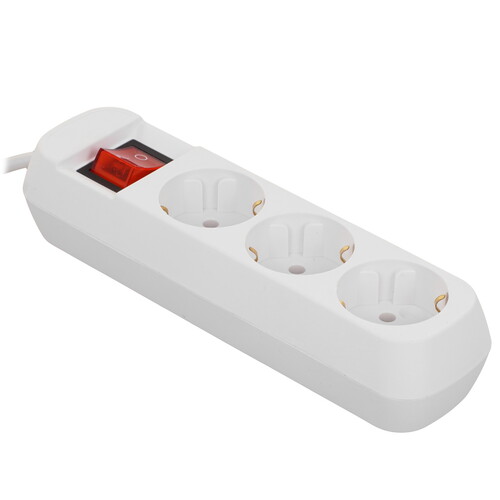 Купить Удлинитель Cadena CDM U3es-3x0.75-1.5m-W белый  9188069. Характеристики, отзывы и цены в Донецке