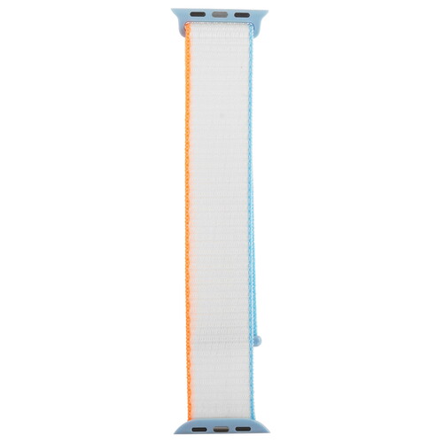 Купить Ремешок Lyambda для Apple Watch 38/ 40/ 41mm белый/оранжевый  4763674. Характеристики, отзывы и цены в Донецке
