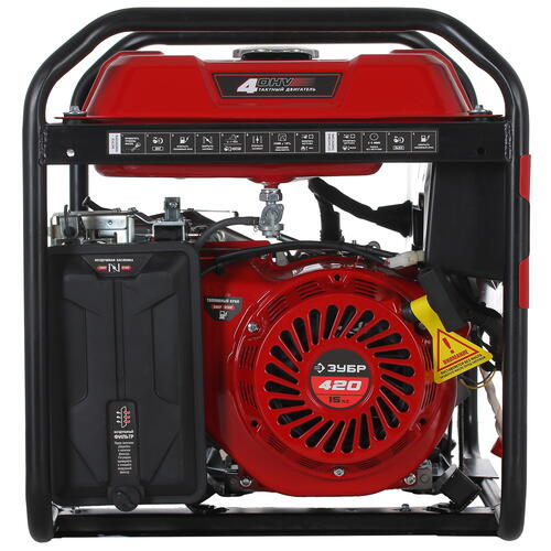 Купить Электрогенератор   бензиновый Зубр СБА-5500  5307665. Характеристики, отзывы и цены в Донецке