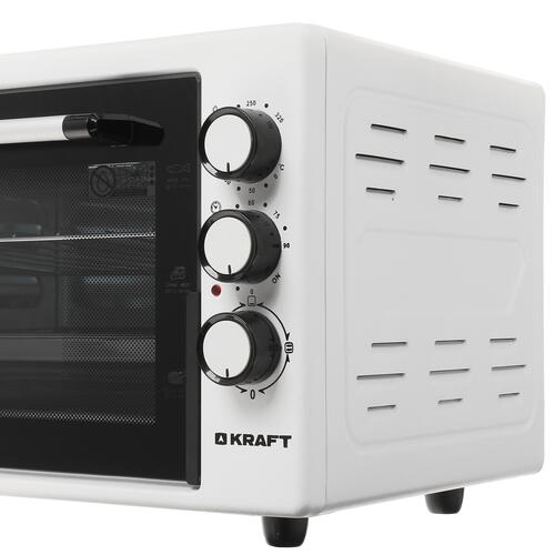 Купить Мини-печь Kraft KF-MO 3200 W белый  5333041. Характеристики, отзывы и цены в Донецке