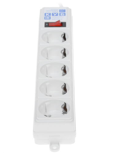 Купить Сетевой фильтр Power Cube SPG-B-10-WHITE белый  1274273. Характеристики, отзывы и цены в Донецке