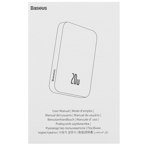 Купить Портативный аккумулятор Baseus Magnetic Mini Wireless Fast Charge белый  9166901. Характеристики, отзывы и цены в Донецке