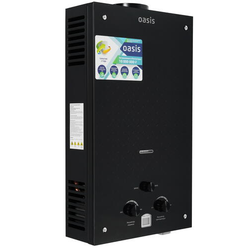 Купить Водонагреватель газовый Oasis Glass 20 KG  9000571. Характеристики, отзывы и цены в Донецке