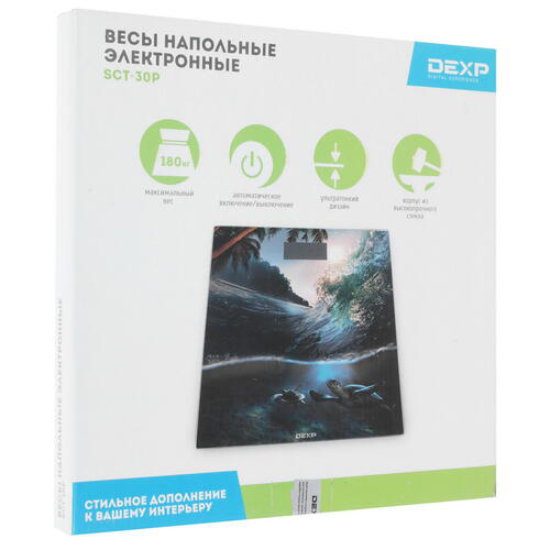 Купить Весы DEXP SCT-30P разноцветный  1234274. Характеристики, отзывы и цены в Донецке