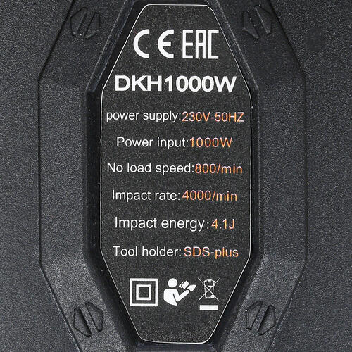 Купить Перфоратор DEKO DKH1000W  5445843. Характеристики, отзывы и цены в Донецке