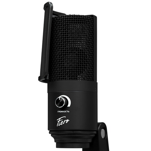 Купить Микрофон Fiero Tone черный  9072951. Характеристики, отзывы и цены в Донецке