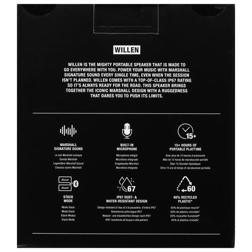 Купить Портативная колонка Marshall Willen, бежевый  5092218. Характеристики, отзывы и цены в Донецке