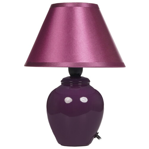 Купить Настольный светильник RISALUX 32006/1 фиолетовый  9176761. Характеристики, отзывы и цены в Донецке