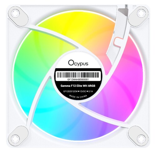 Купить Комплект реверсных вентиляторов Ocypus Gamma F12 Elite ARGB REVERSE BLADE [Gamma-F12-WH3AM01E-GL] белый  5632334. Характеристики, отзывы и цены в Донецке