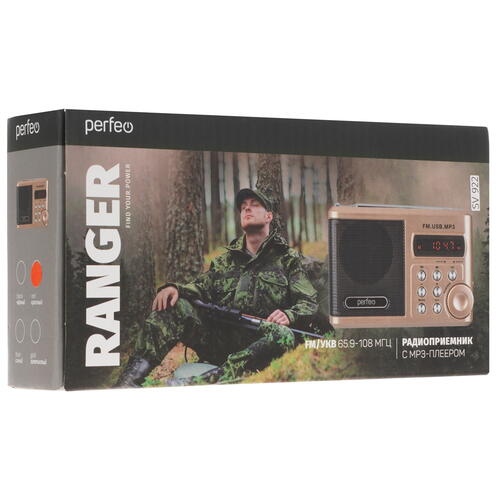 Купить Радиоприемник Perfeo Sound Ranger красный  5368032. Характеристики, отзывы и цены в Донецке