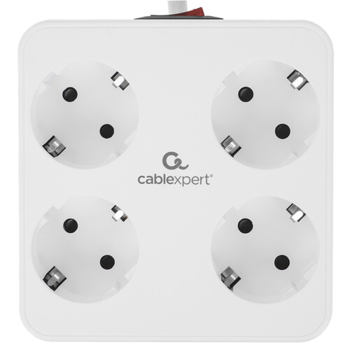 Купить Сетевой фильтр Cablexpert PLT-4-C2U2-W-2 белый  9176864. Характеристики, отзывы и цены в Донецке