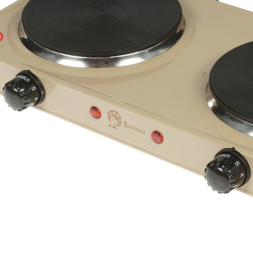 Купить Плита компактная электрическая ВАСИЛИСА ВА-903 бежевый  8124528. Характеристики, отзывы и цены в Донецке