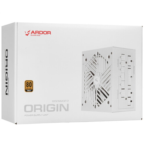Купить Блок питания ARDOR GAMING ORIGIN 850WGF2  белый  5448301. Характеристики, отзывы и цены в Донецке