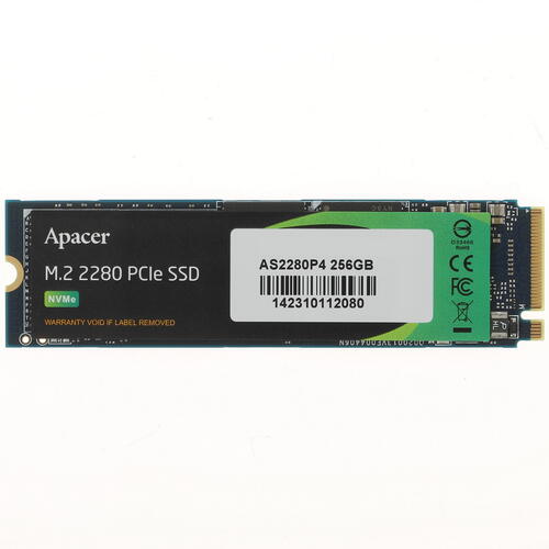 Купить 256 ГБ M.2 NVMe накопитель Apacer AS2280P4 [AP256GAS2280P4-1]  4750651. Характеристики, отзывы и цены в Донецке