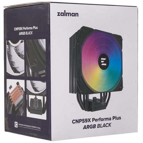 Купить Кулер для процессора ZALMAN CNPS9X PERFORMA PLUS ARGB BLACK  черный  5624911. Характеристики, отзывы и цены в Донецке