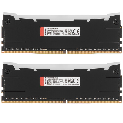 Купить Оперативная память Kingston FURY Renegade RGB [KF432C16RB2AK2/16] 16 ГБ  5476398. Характеристики, отзывы и цены в Донецке