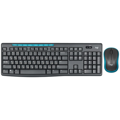 Купить Клавиатура+мышь беспроводная   Logitech Wireless Combo MK275 черный  5464672. Характеристики, отзывы и цены в Донецке