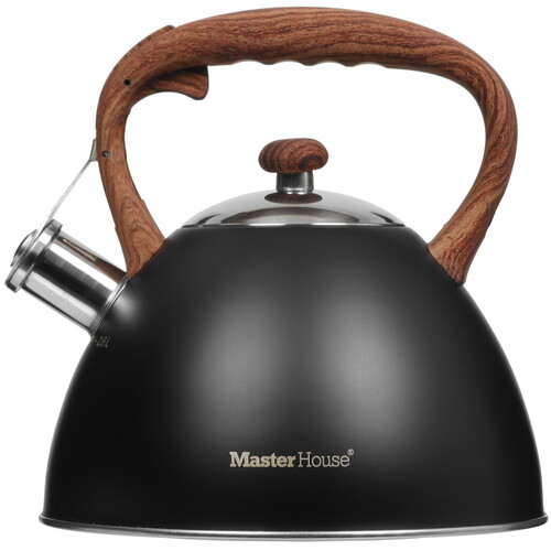 Купить Чайник для плиты Master House Marco 75332 черный  5451867. Характеристики, отзывы и цены в Донецке